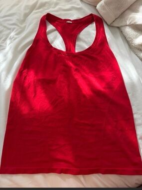 Red Racerback Tank Top - Women